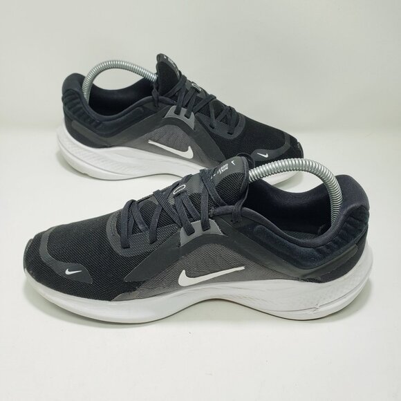 Nike Quest 5 Road Running Shoes Black White Smoke Grey Mens 9 - Picture 8 of 11